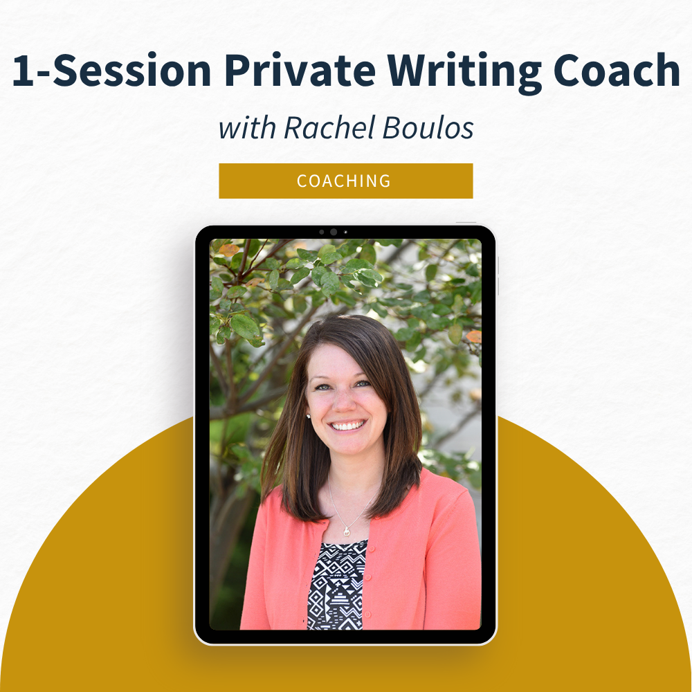 1 Session Author Consulting with Rachel Boulos