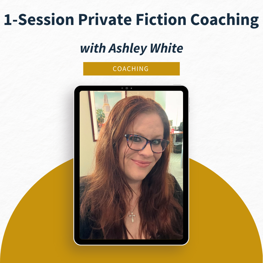 1 Session Private Fiction Coaching with Ashley White